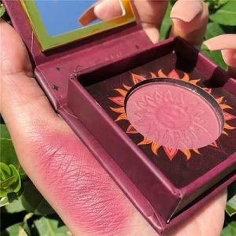 

Sun Blush Matte Palette Makeup Blush Waterproof Contour Palette Bronze Peach Color Makeup