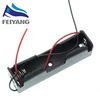 Plastic Standard Size AA/18650 Battery Holder Box Case Black With Wire Lead 3.7V/1.5V Clip ► Photo 2/6