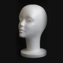 Женский стирофомовый пены манекен головы манекенов модель для волос, очков голова пресс-формы
