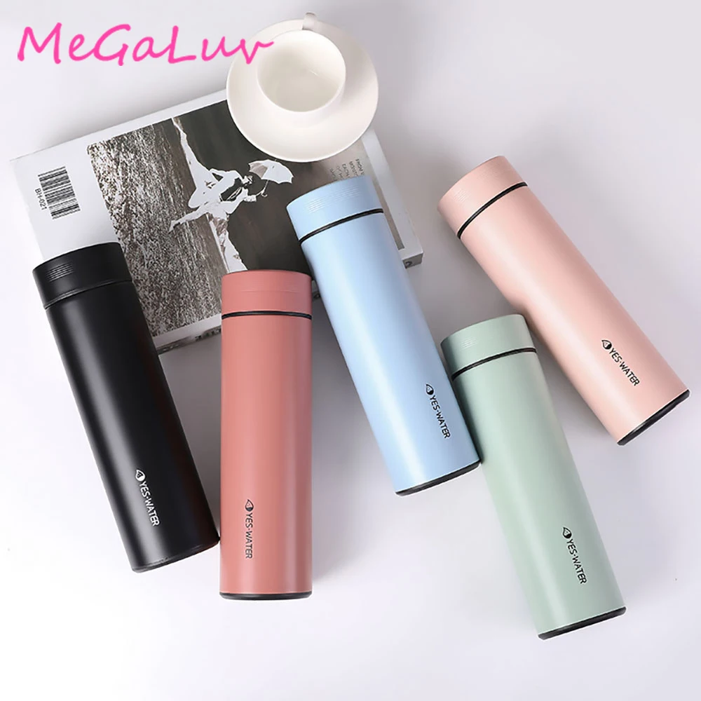 Thermos For Tea Portable With Tea Drain Stainless Steel Vacuum Thermos