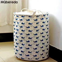 Новинка ZAKKA Водонепроницаемая корзина для одежды грязный бочонок складной синий кит рыба рот полный утолщенный корзина для хранения белья оптом