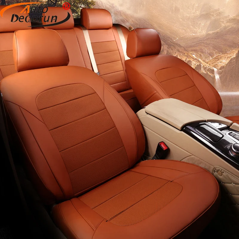 Чехлы AutoDecorun на сиденья из воловьей кожи для Ford RANGER wildtrak 2016 2017 2018 чехлы