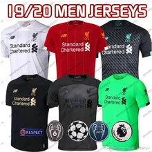 19 20 Новинка Liverpooles взрослая футболка футбольные майки домашние 3rd GK M. SALAH MANE FIRMINO футбольные футболки Размер S-4XL