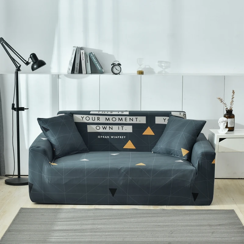 Эластичный чехол на диван чехлы для стульев протектор спандекс европейских и американских полиэстер угловой диван покрывало для дивана Гостиная Supplies1/2/3/4 местный - Цвет: S