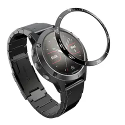 Steel Protection Bezel Ring Case - Premium Anti - Scratch Metal Cover Frame with Speed Adhesive - Bezel Ring (Fenix 5 C)
