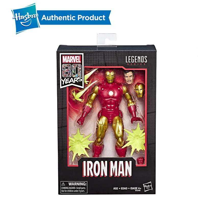 Hasbro Marvel Legends серия 80 я годовщина 6 &quotклассический Железный человек Тони Старк