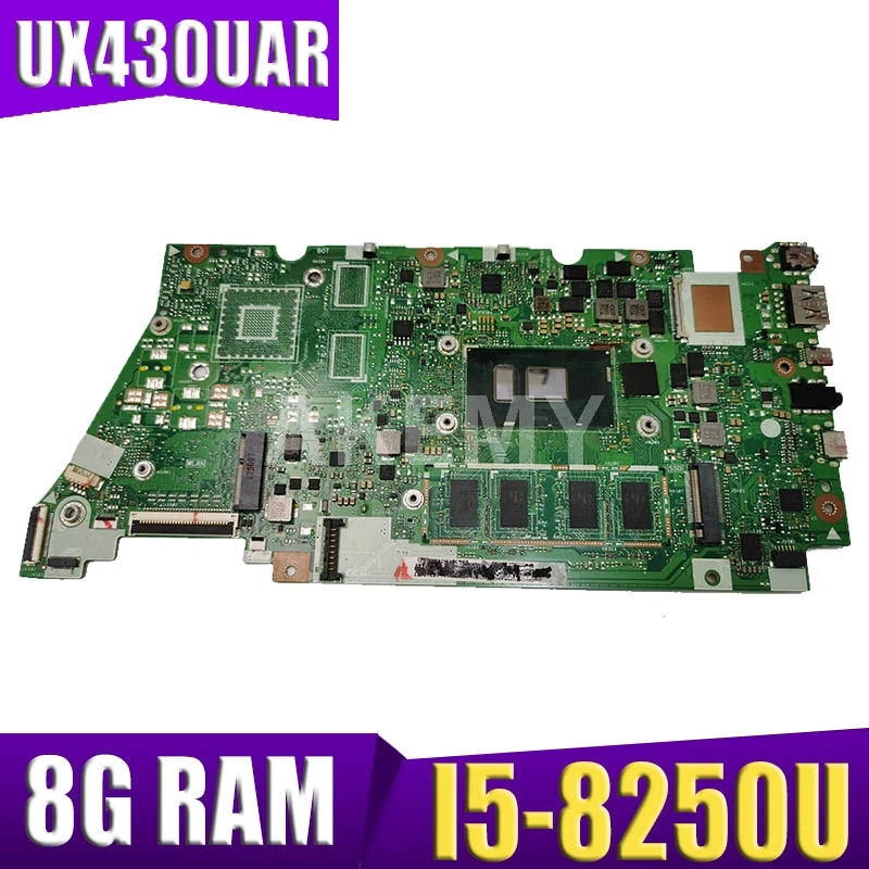 Материнская плата Akemy UX430UAR для ASUS UX430UA UX430UN UX430UQ UX430UQK Laotop материнская I5-8250U 8G RAM