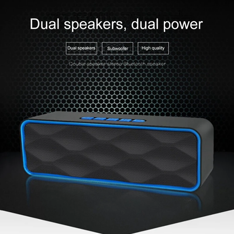 Топ Мини Bluetooth Колонка Портативная колонка Бас Сабвуфер Поддержка Fm радио Aux Usb Tf карта Hifi портативный динамик для компьютера Ip
