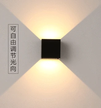 

10pcs Led Wall Light Outdoor Waterproof Ip65 Porch Garden Wall Lamp Sconce Balcony Terrace Decoration Lighting Lamp