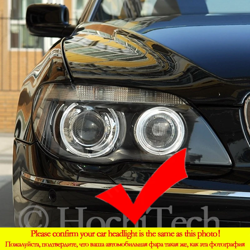 Headlight Replacement Lens Set For 2005-2008 BMW 7 Series E66 - Left & Right Pair