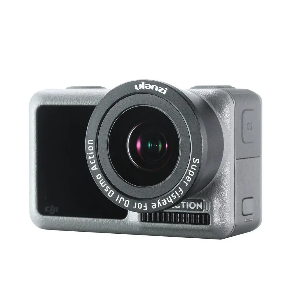Ulanzi OA-6 180 степени камеры «рыбий глаз» объектив для Dji Osmo экшн-объектив рыбий глаз Аксессуары объектив рыбий глаз R60