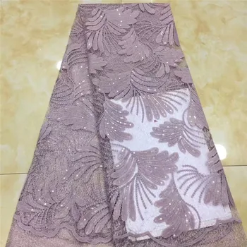 

Wonderful French net lace fabric popular mesh lace textile for lady dress PDN828 (5yards/lot) multi color