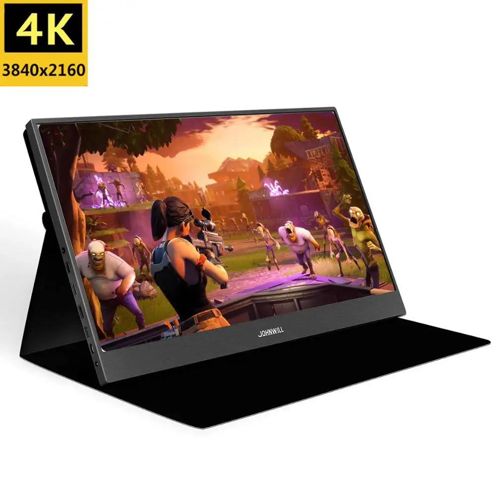 15 6 дюймов FHD 3840X2160 4K IPS Портативный игровой для контроля уровня сахара в крови с USB C