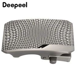 1 pçs deepeel id36mm moda masculina fivelas de cinto cabeça em relevo artesanato para adultos funcional automático para 34 35mm cintos yk800