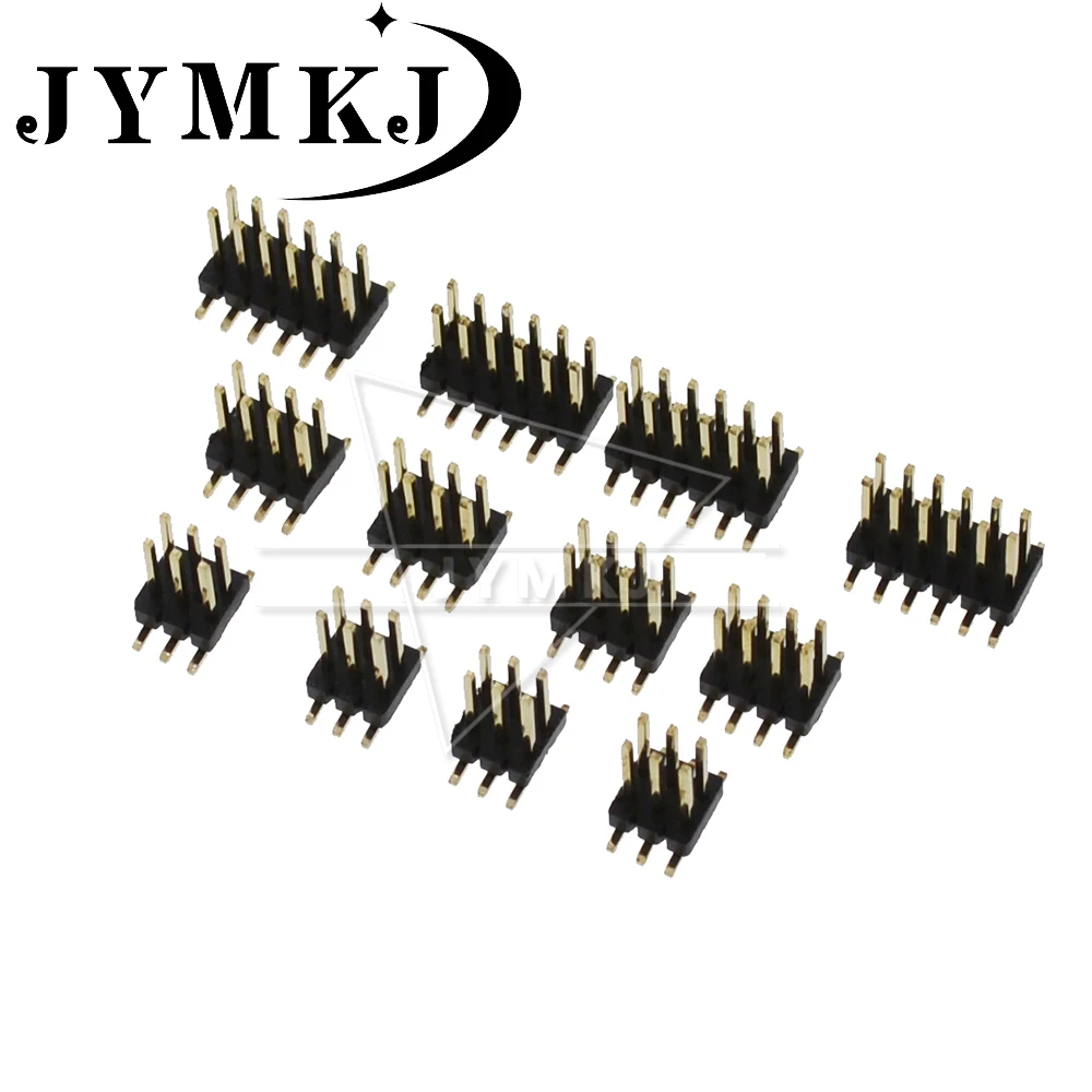 5Pcs 2 X 40 Pin Double Row 2.54 Break Away Female Header Wire Connector er