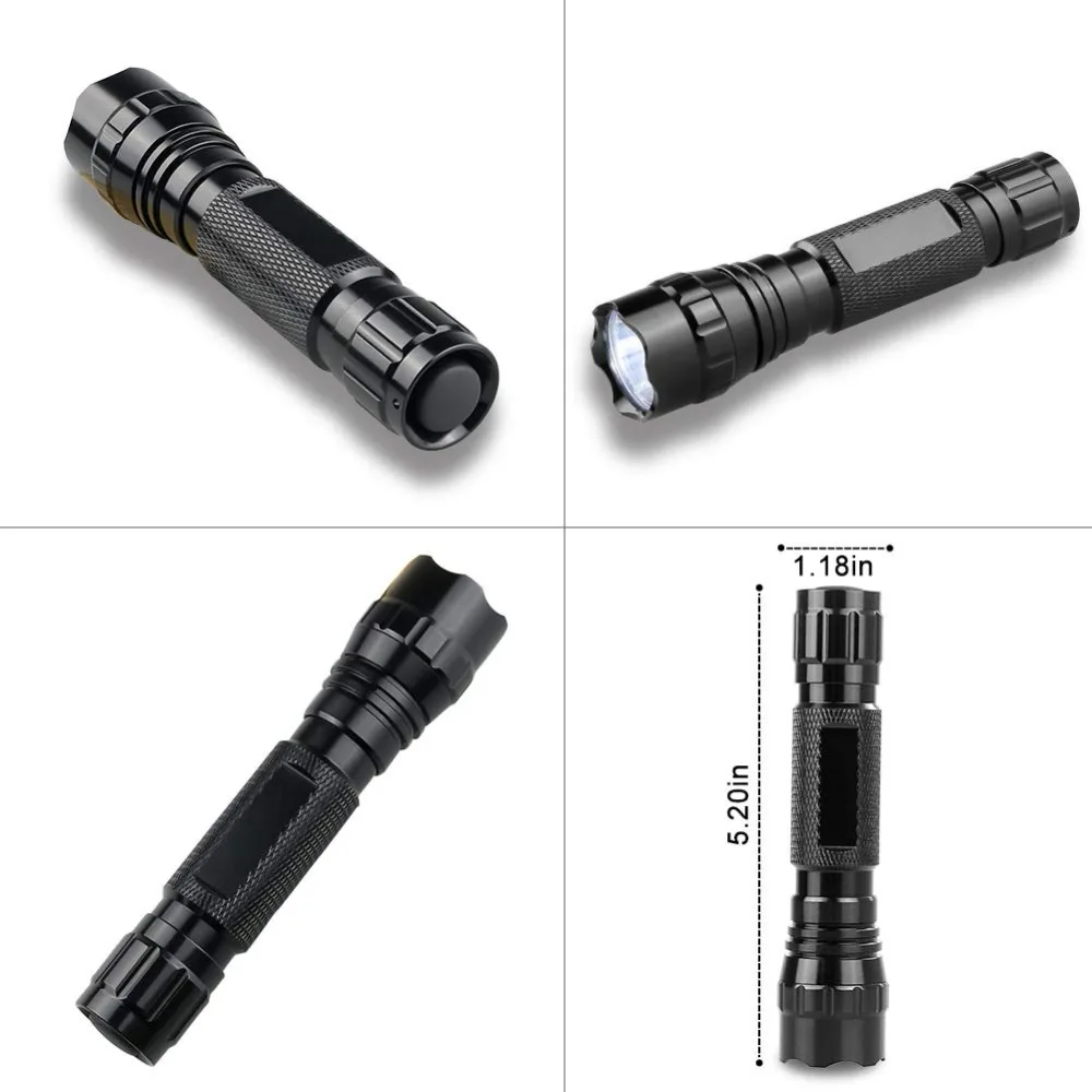 ANEKIM AE501B CREE XPL V6 тактический фонарь 2000 люмен светодиодный фонарик наружный охотничий фонарик 18650 фонарик