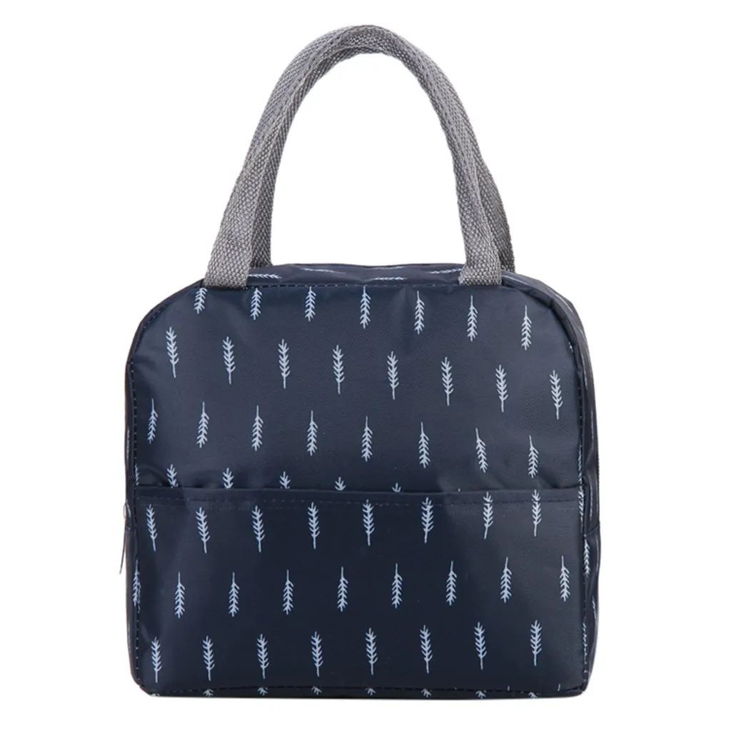 

Fashion Men Women Kids Portable Insulated Thermal Cooler Lunch Box Picnic Case Storage Bag Carry Tote Oxford Waterproof Handbag