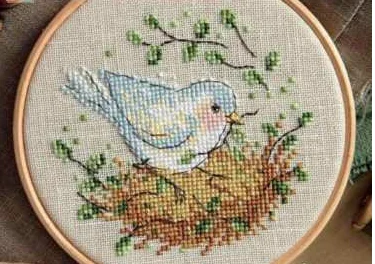 

tt Mouse avatar Counted Cross Stitch Kit Cross stitch RS cotton with cross stitch Birds don't wear embroidery bandages