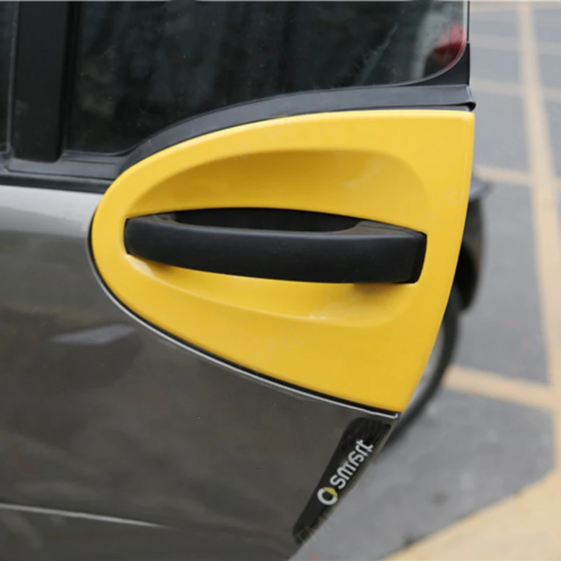 Car styling outer door bowl ABS plastic protective shell For Mercedes Smart 451 Fortwo 2008-2014 Modified Accessories
