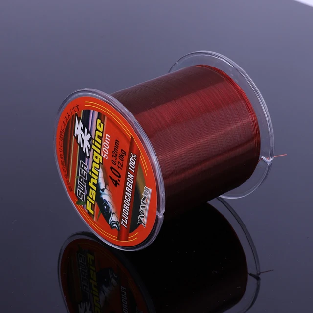 500M Fishing Line High Weight Nylon Monofilament Leader Fly Line Super  Strong Abrasion Resistance Wire For