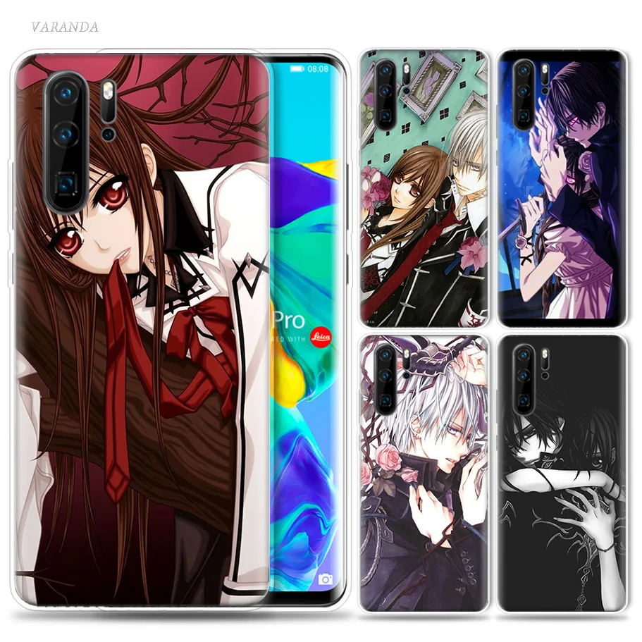 

Vampire Knight Case for Huawei P20 P30 P Smart Z Plus 2019 P10 P9 P8 Mate 30 10 20 Lite Pro Silicone Sac Phone Coque Cover Anime