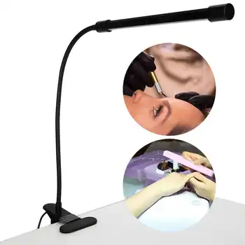 

Creat USB Charging Table Lamp Dimmable Study Reading Light Eye Protection Clip-On Lamp Tattoo Nail Art Baeuty Salon Accessoires