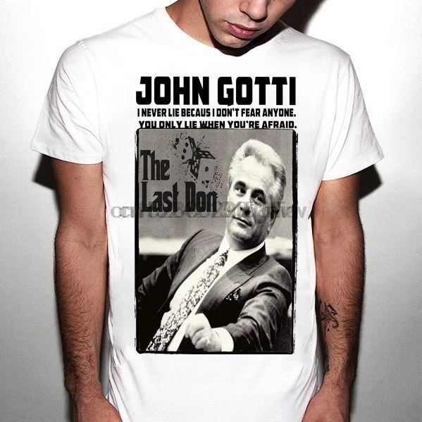 Новый мафия гангстера Джон Готти футболка gotti мужские и женские футболки S-5XL |