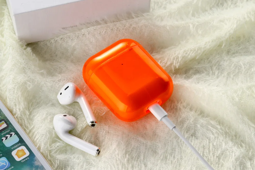 Чехол карамельного цвета для AirPods, чехол, Роскошный милый прозрачный жесткий чехол на AirPods Apple, чехол, протектор для Air Pod, чехол s, чехлы