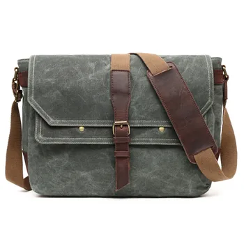 

Batik Cloth Satchel Shoulder Bags Camera Bag With Laptop 15in Crossbody Bags For Men Waterproof Vintage Men Canvas Handbags