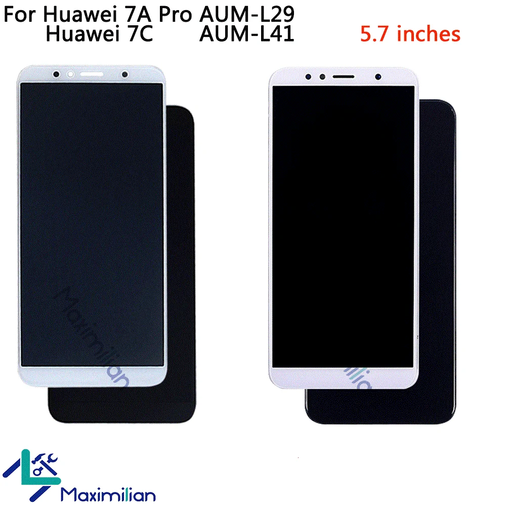 Для huawei Honor 7A Pro ЖК дисплей + сенсорный экран с рамкой для AUM AL00/AL20/TL00/TL20/L29/L41 5 7&quot| |