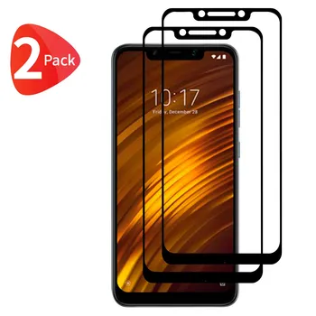 

TBOC 2X Protector Screen 5D for Xiaomi Pocophone F1 - Xiaomi F1 [6.18 "] [2 Units] vidrio Tempered Protection Full