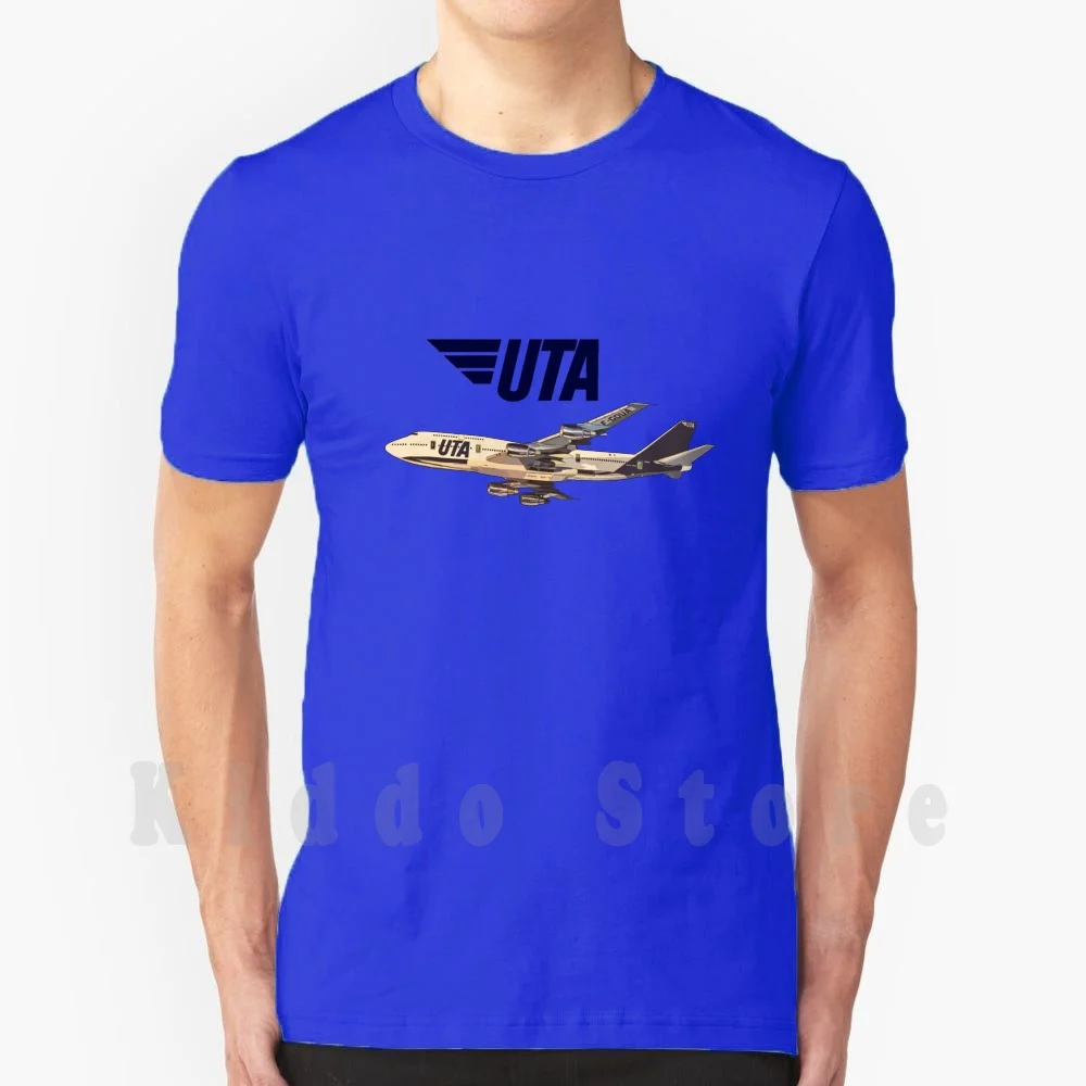 Uta Boeing 747 T Shirt Uomo Cotone Cotone S - 6Xl Boeing B747 Boeing 747 747 Aeroplani Aeroplano Estetico Aeroporto Sky Queen