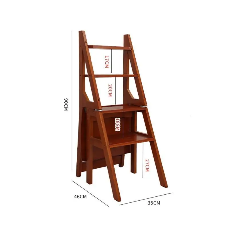 Tabrette Plegable Para Cocina Ванная комната для пожилых людей Tangga Lipat Escalera Madera Escabeau стул стремянка лестница - Цвет: MODEL Q