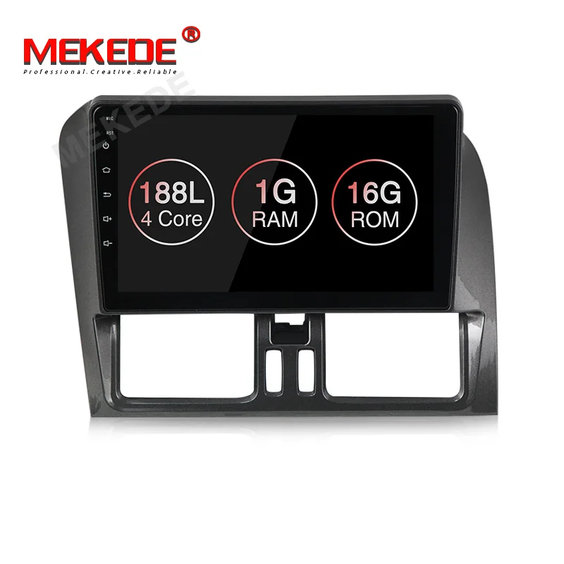 MEKEDE " Автомобильный gps Android 9 sysen для Volvo XC60 2010 2011 2012 левый руль автомобильный dvd-плеер навигация автомобильный мультимедийный - Цвет: 16G CAR DVD