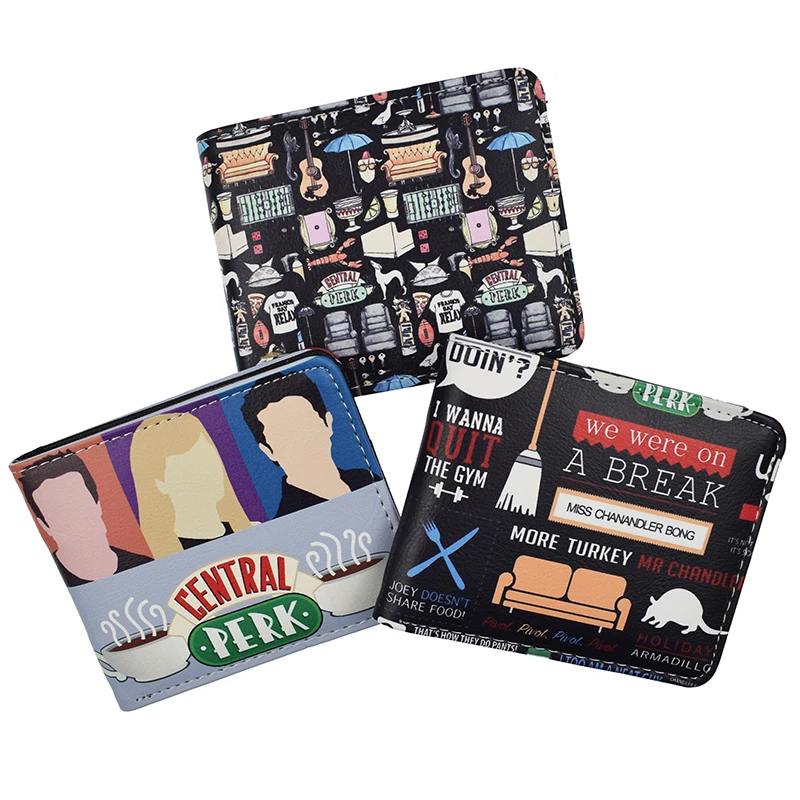 New Friends Wallet Central Perk Coffee Time Wallets With Coin Pocket us @#
