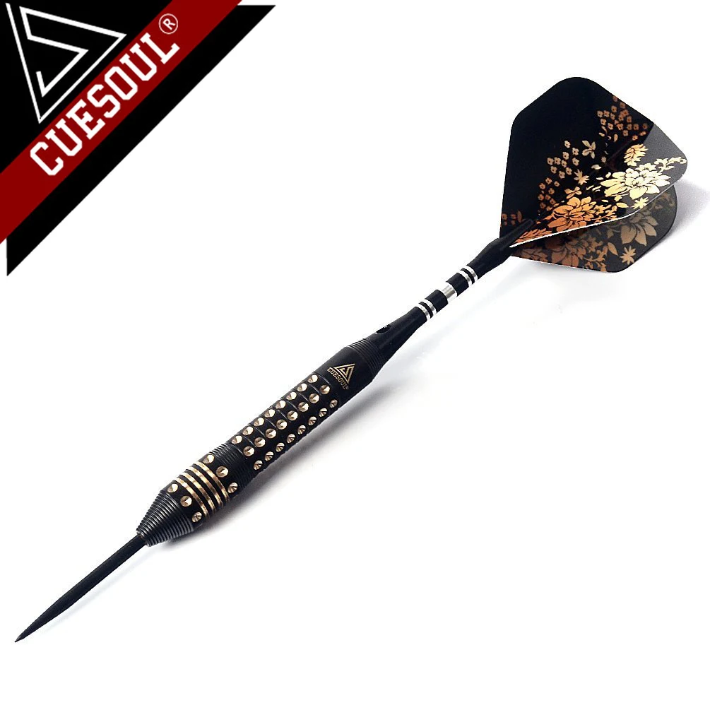 Professional CUESOUL Dardos 3PCS 22g 24g 26g Steel Tip Darts Brass Barrel Dart Set and Laser Dart Flights