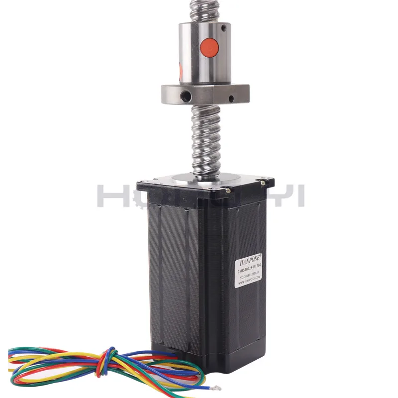 3PCS 260N.CM 23HS10028-sfu1204 Nema 23 Stepper Motor ball screw length 100 200MM for 3D Printer CNC