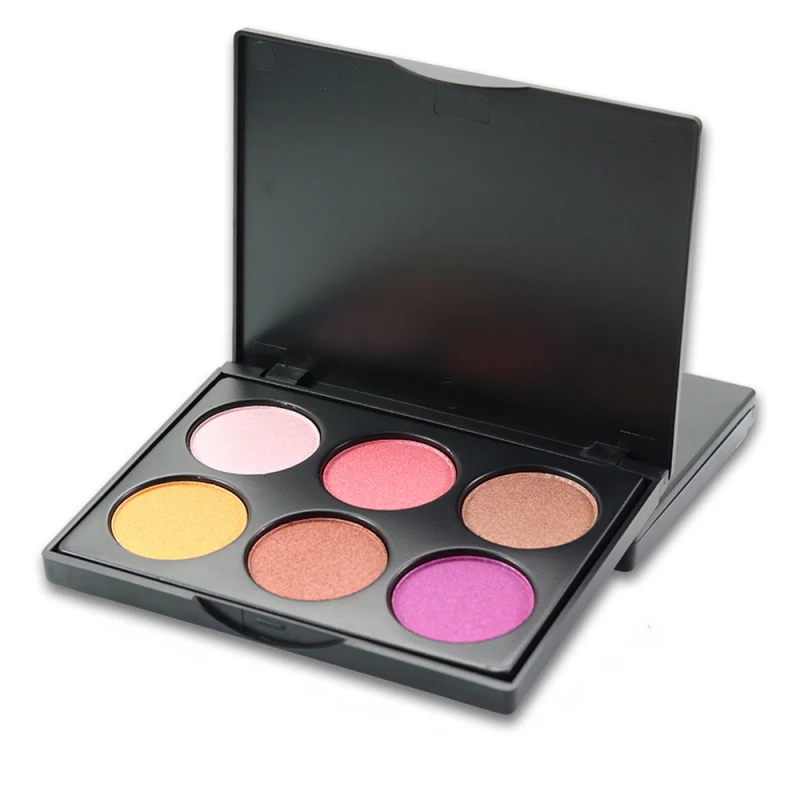 Макияж матовые тени для век Палитра 6 цветов бальзам цвета нюд минералы порошок