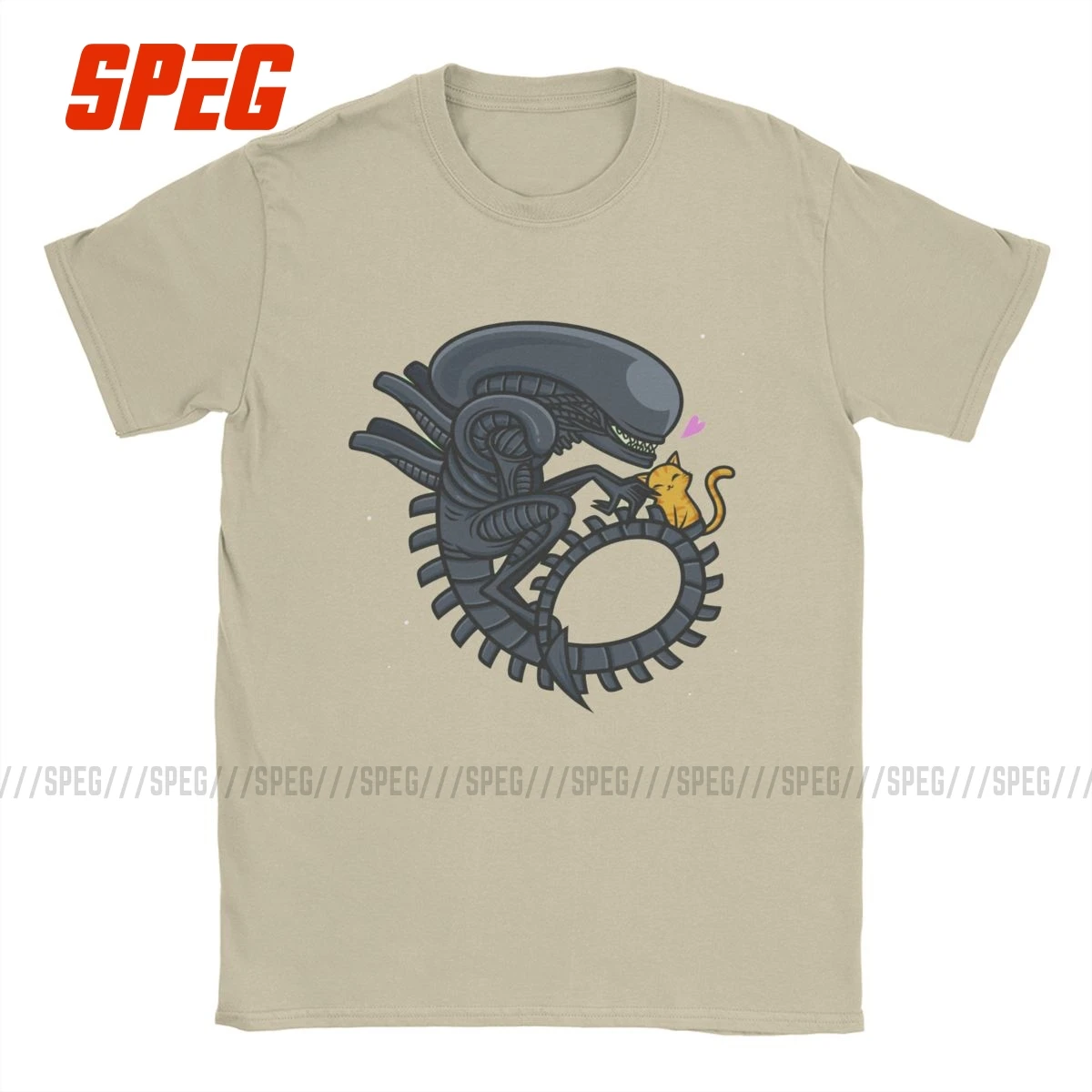 Футболка Alien Weyland yu800 Corporation Мужская Xenomorph Cuddles новинка футболки из чистого хлопка с