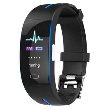 

P3Plus Smart Wrist Band ECG+PPG Measurement Dynamic Heart Rate Monitor USB Charge Fitness Tracker Color Screen Smart Watch Band