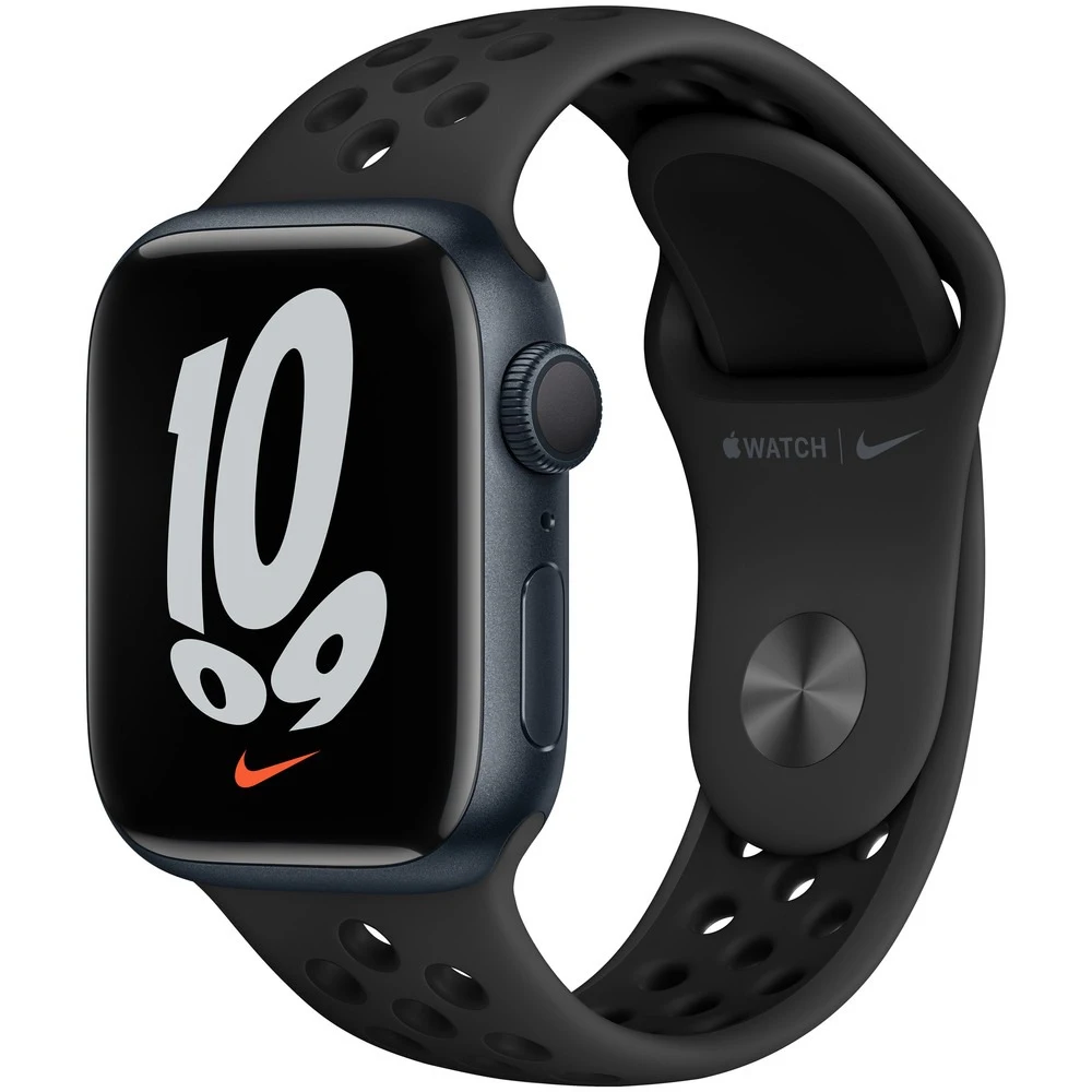 Apple Watch Nike Series 7 41 мм smart watch dark night sports strap electronics sport Wrist Watches Wearable Devices Consumer |
