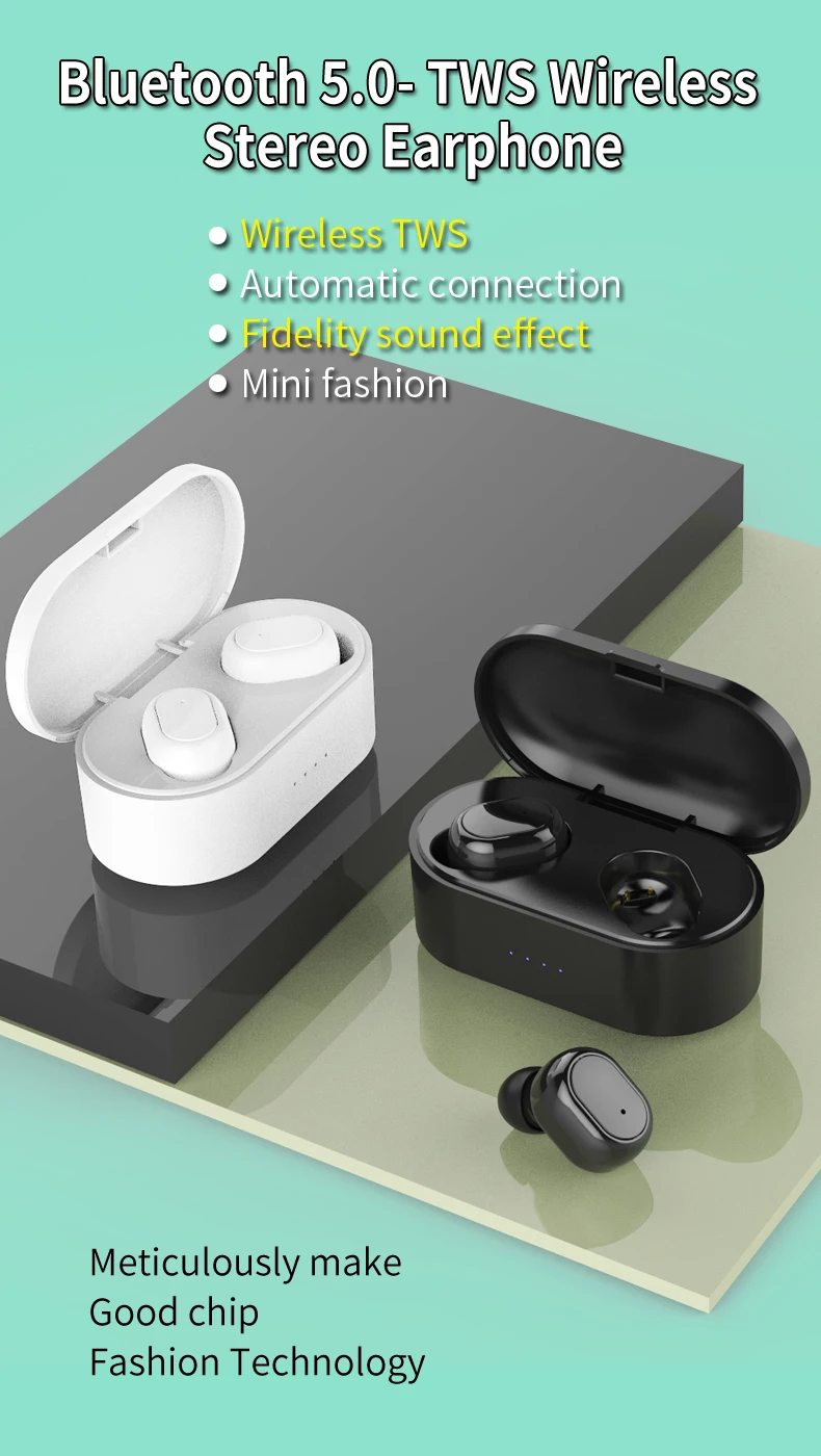 TWS 5,0, беспроводные Bluetooth наушники, стерео спортивные наушники для iPhone, huawei, мобильный телефон, Bluetooth гарнитура, наушники, наушники