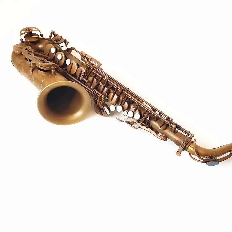 Альт саксофон Eb Античная Медная имитация альт профессиональное воспроизведение