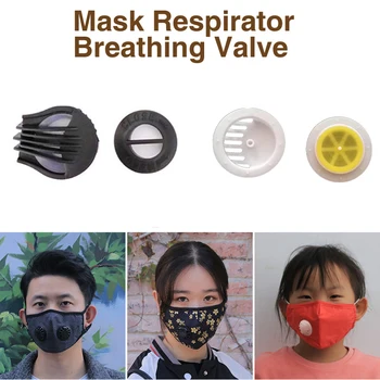 

5pcs Cycling Mask Air Breathing Valve Movement Sports Running Mask One-way Breathing Replacement Valve Mask Accessories Valve