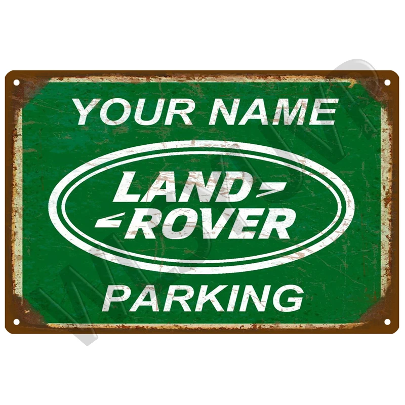 Land Car Rover Plaque Metal Vintage Tin Sign Shabby Chic Decor Metal Signs Vintage Bar Decoration Poster Pub Plate metal wall art metal wall signs metal signs