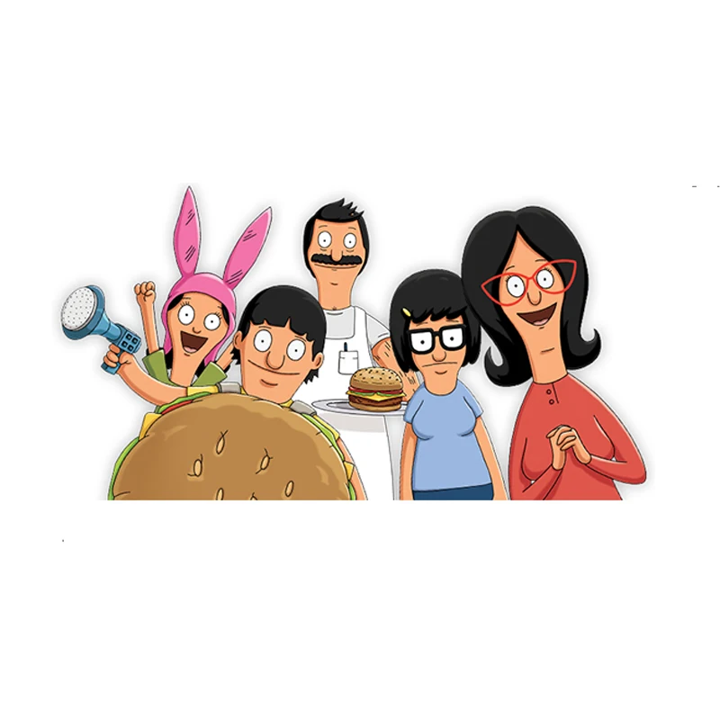 Bob's burger Clothe патчи термопечати передачи железные Стикеры-на DIY украшения аппликация для джинсовых пальто Футболки E0170