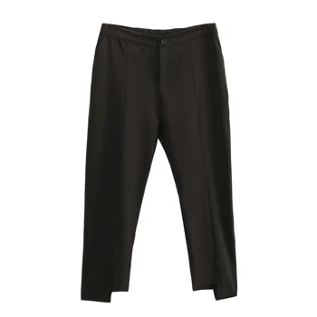 

Lady Spring Summer Pants Women Harem Pants Female Leg Opening Asymmetry Trousers Plus Size Fashion F61-2002