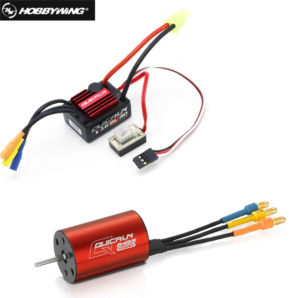 1 шт. оригинальный Hobbywing QuicRun WP 16BL30 Бесщеточный Регулятор Скорости 30A RC автомобиль