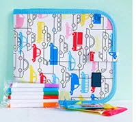  PVC Cartoon Toy Drawing Board Portable Palette For Children DIY Erasable Drawing Book Funny Play Toys Early Education 