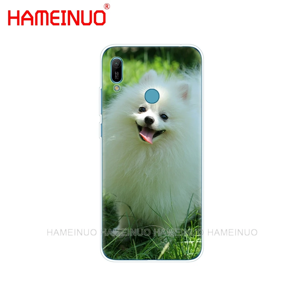 Силиконовый чехол для huawei Y5 Y6 Y7 Y9 PRO PRIME honor 8s 8a 20 LITE PRO 10i view 20 V20 cute dogs pomeranian puppy - Цвет: 71592